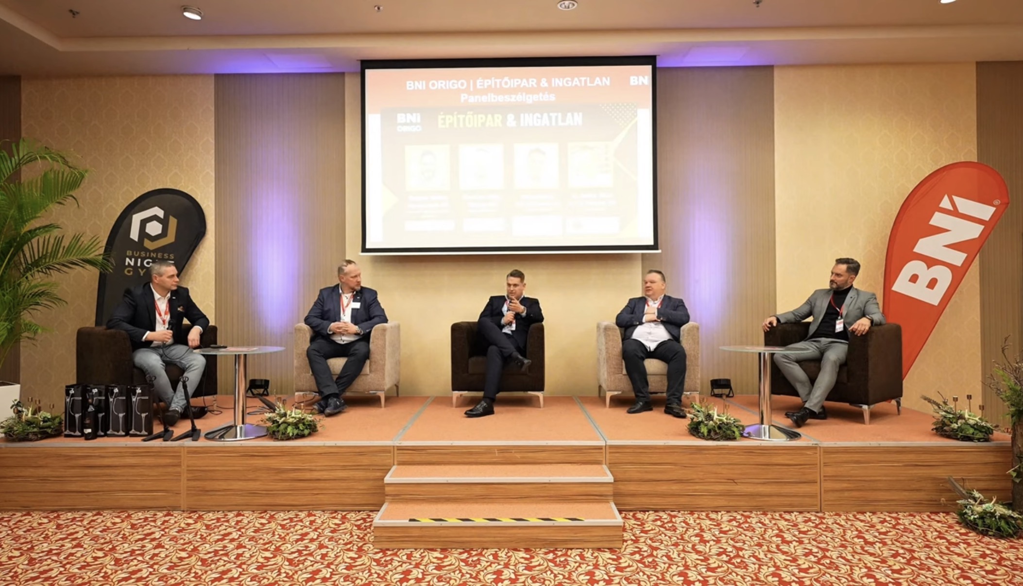 Meghívott szakmai szereplés egy építőipari és ingatlanos panelbeszélgetésen